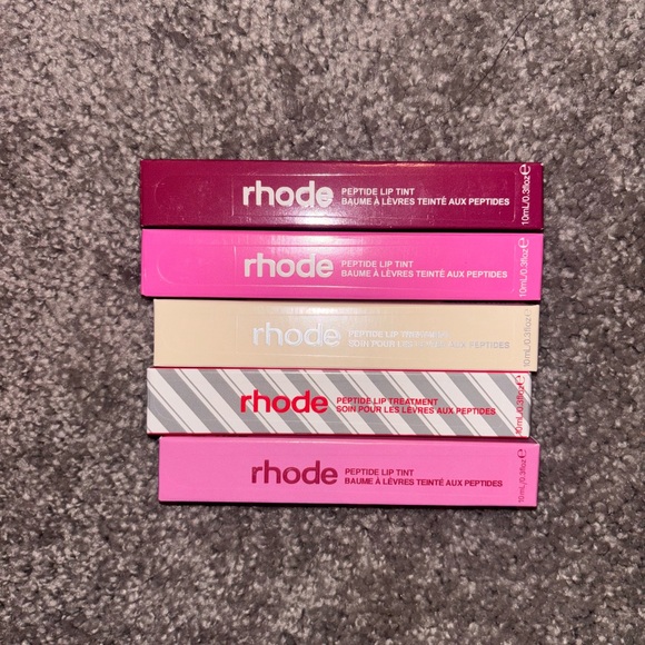RHODE Peptide Lip Tint Collection - Pink Red Cream